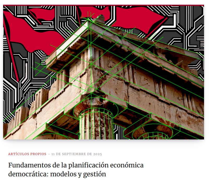 New Cibcom article on the relationship between democratic economic planning and management under communism